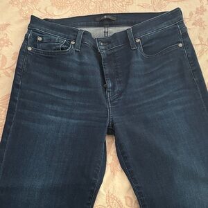 7 For All Mankind Indigo Boot Cut Jeans